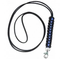열쇠, 배지 및 ID, 휘파람 등을위한 Paracord Survival Lanyard Neck Strap