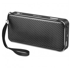 Gladorn Bluetooth 스피커 포켓 크기 휴대용 무선 스피커 서브 우퍼 시끄러운 스테레오 사운드 내장 마이크 USB AUX 충전식 배터리 전원 뱅크 (블랙)를 통한 저음 긴 재생 시간
