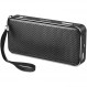 Gladorn Bluetooth 스피커 포켓 크기 휴대용 무선 스피커 서브 우퍼 시끄러운 스테레오 사운드 내장 마이크 USB AUX 충전식 배터리 전원 뱅크 (블랙)를 통한 저음 긴 재생 시간