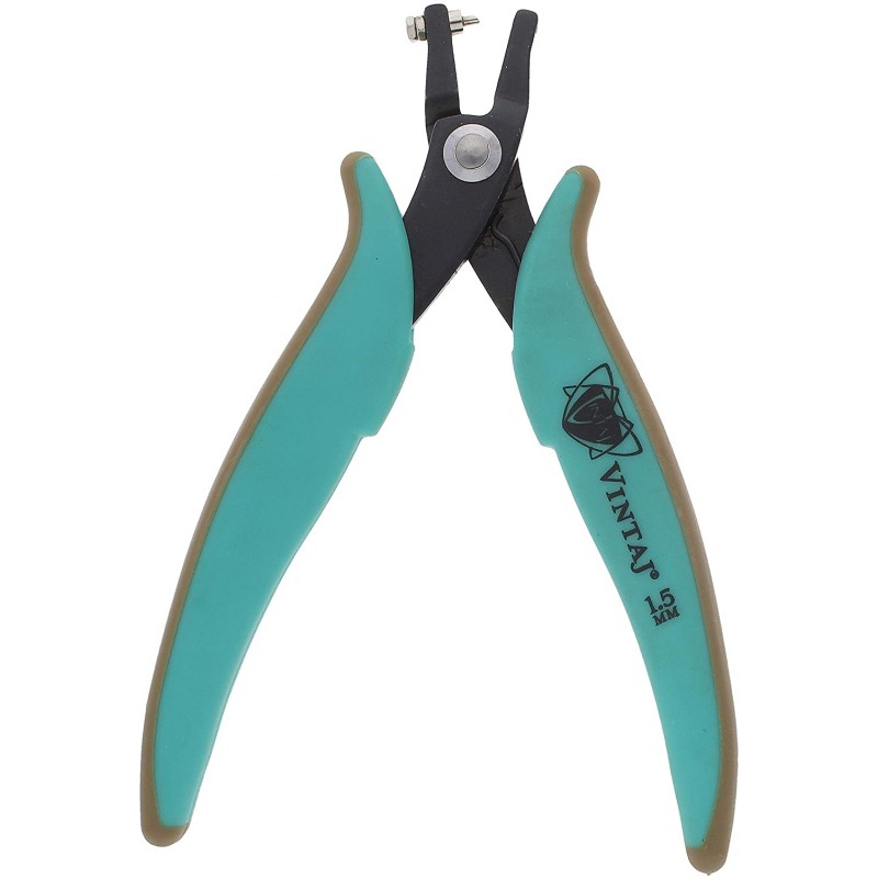 Beadsmith Vintaj 쇼트 죠 메탈 홀 펀치 플라이어, 1.5mm, 쥬얼리 제작 툴
