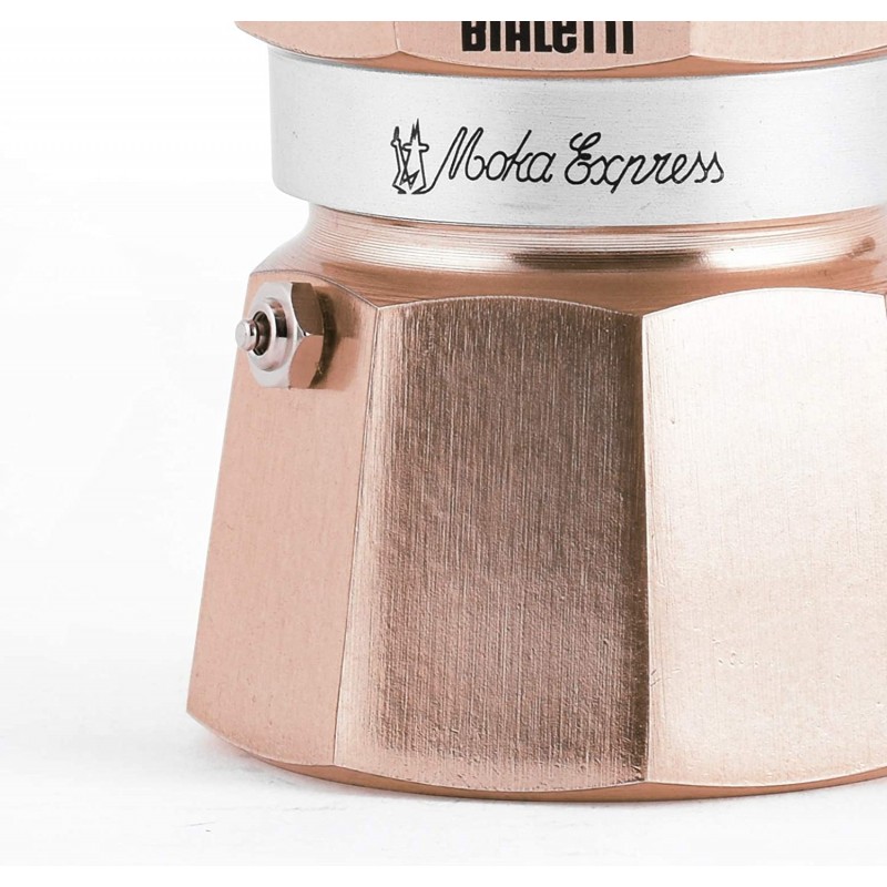 Bialetti Moka Express 커피 메이커 (로즈 골드, 6 컵)