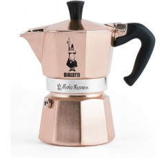 Bialetti Moka Express 커피 메이커 (로즈 골드, 6 컵)