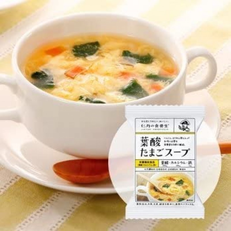 모리시타 진탄 엽산 계란 스프 1 상자 (10 食入) 8g × 10 식 영양 기능 식품