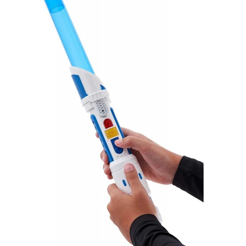 Star Wars Scream Sabre Lightsaber Toy, 나만의 독창적 인 광선 검 사운드 녹음 및 전투 척, 어린이 역할극 4 세 이상