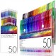 반짝이 펜 100 세트 Chromatek. 최고의 색상. 200 % 잉크 : 젤 펜 50 개, 리필 50 개. 슈퍼 윤기 울트라 선명한 색상. 반복하지 않습니다. 전문 아트 펜. 새로운 기능과 향상된 기능. 완벽한 선물! …
