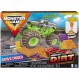 Monster Dirt & 1:64 Scale Die-Cast Truck이 포함 된 Monster Jam Grave Digger Monster Dirt Deluxe Set