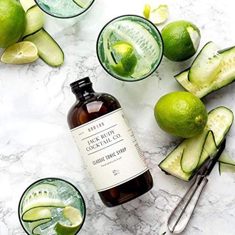 Jack Rudy Cocktail Co. 클래식 토닉 시럽 17 온스