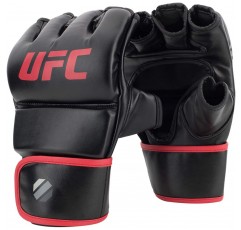 UFC 6oz 휘트니스 장갑 - L / XL - MMA 장갑, 검정색, 대형 / X- 대형