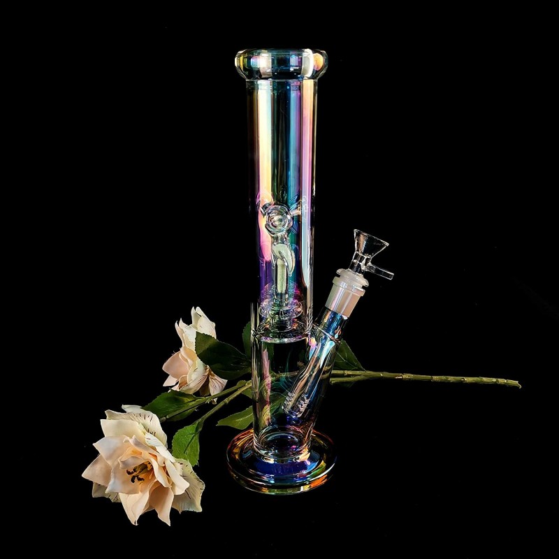 REANICE 아이스 봉 유리 물 퍼콜레이터 프리 카레14mm 31cm 물 파이프 칠럼 봉