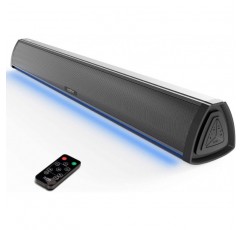 TV용 사운드바, RGB LED 디스플레이가 있는 컴퓨터용 PC 스피커 블루투스, 에어 튜브 및 2.0 채널, 게임용 리모컨이 있는 무선, PC 및 TV용 무선