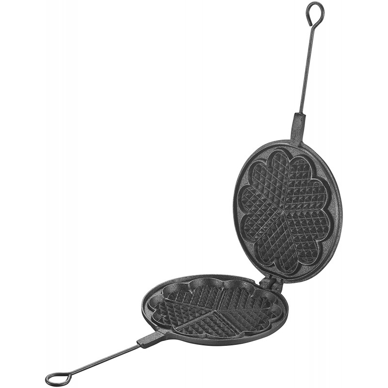 Skeppshult 와플 철 21cm 심장 모양 와플용 - 주철 핸드메이드