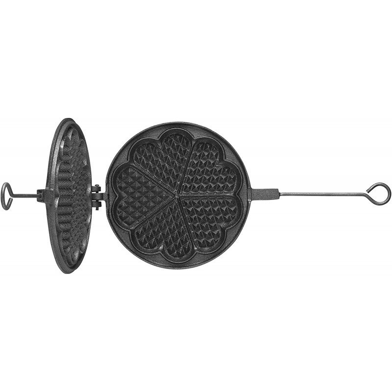 Skeppshult 와플 철 21cm 심장 모양 와플용 - 주철 핸드메이드