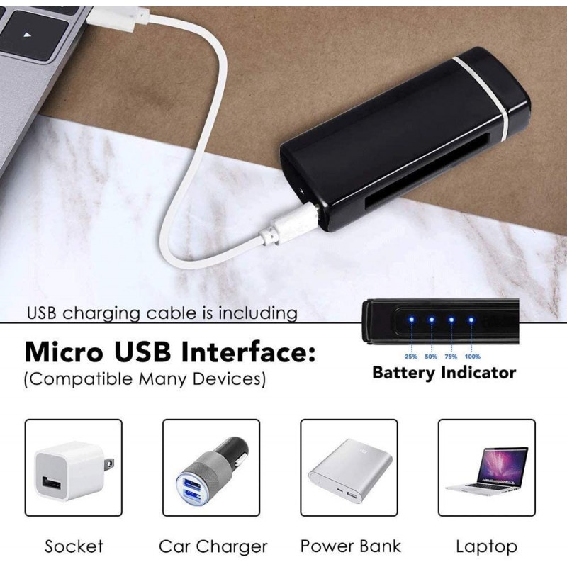 ASANMU 전기 라이터 USB, 아크 라이터 USB 충전식 터치 스크린 플라즈마 라이터 전기 라이터 아크 전자 라이터 방풍, 아버지 남자 아빠를위한 선물