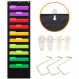 UNAOIWN File Folder Organizer 교수형 벽, 계단식 벽 주최자, 스토리지 포켓 차트 10 대형 포켓 오피스, 학교, 홈 스튜디오 등. 3 행거 5 후크 빌 파일링. 벽 오버 도어