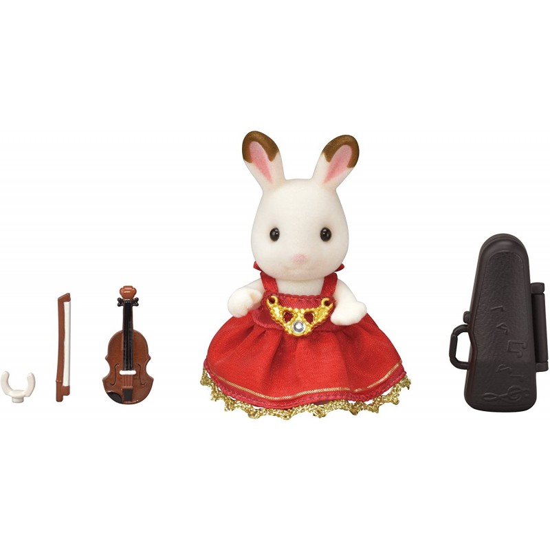 실바니아 가족 - 6009 - 초콜릿 토끼 바이올리니스트 소녀