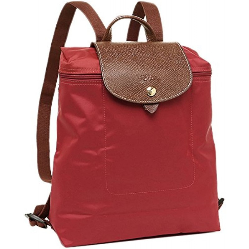 [롱샨] LONGCHAMP 르 프리아주 접이식 배낭 배낭 1699 089 LE PLIAGE Sac A Dos 나일론 배낭 여성 ((4)545 ROUGE)