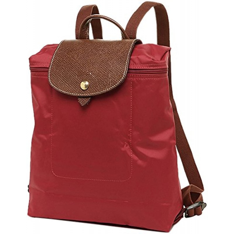 [롱샨] LONGCHAMP 르 프리아주 접이식 배낭 배낭 1699 089 LE PLIAGE Sac A Dos 나일론 배낭 여성 ((4)545 ROUGE)