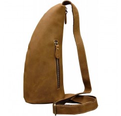 원 숄더백 남성 몸 가방 가죽 대각선 가방 어깨걸이 가죽 가죽 야외 iPad mini, 접는 우산 등 대응 | Luufan | 바디 가방 원 숄더