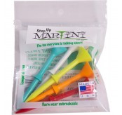 마티니 골프 티 DMT007 내구성 플라스틱 스텝업 티(5팩), 다양한 색상, 3.25인치(8.3cm)