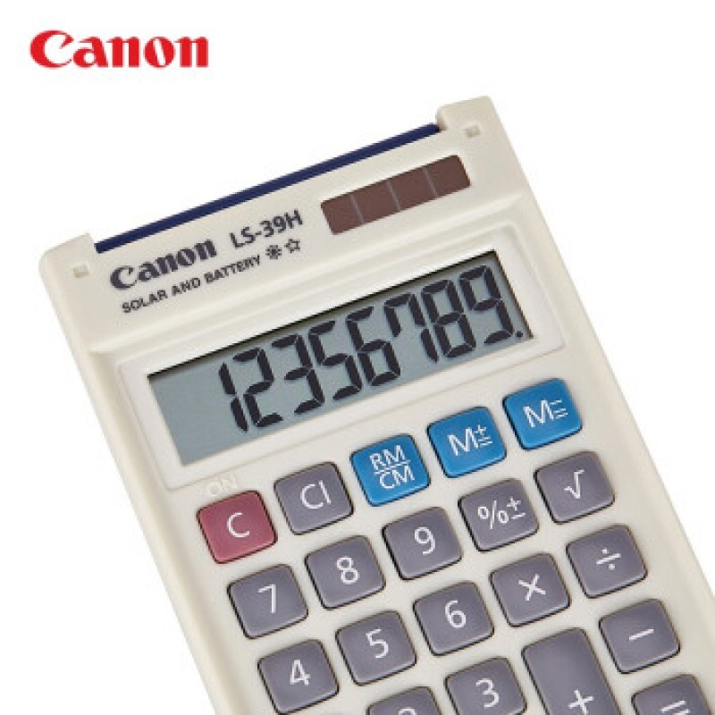 Canon 캐논 LS-39H 휴대용 미니 계산기 플립 계산기