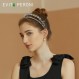 Evita Peroni 고품질 플라워 크리스탈 머리띠 발렌타인 데이 선물