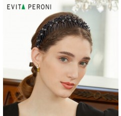 Evita Peroni 고급 크리스탈 크라운 여성 머리띠