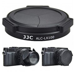 Panasonic Lumix LX100 II(DC-LX100M2) DMC-LX100 Leica D-LUX(Typ 109)용 JJC 자동 개폐 렌즈 캡 보호기, Panasonic DMW-LFAC1K 자동 렌즈 캡 대체, 8mm 미만의 필터 두께에 적합