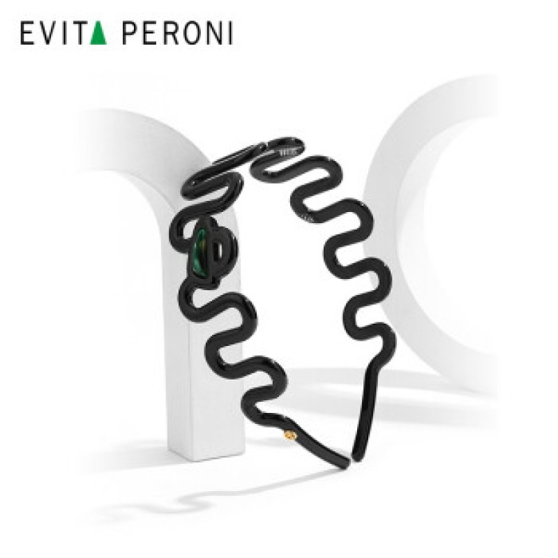 Evita Peroni 불규칙한 물결 모양 머리띠 여성 미끄럼 방지 헤어 액세서리