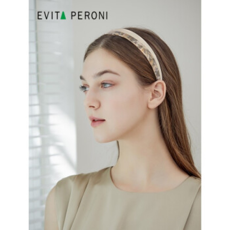Evita Peroni 레트로 여성 심플한 넓은 머리띠