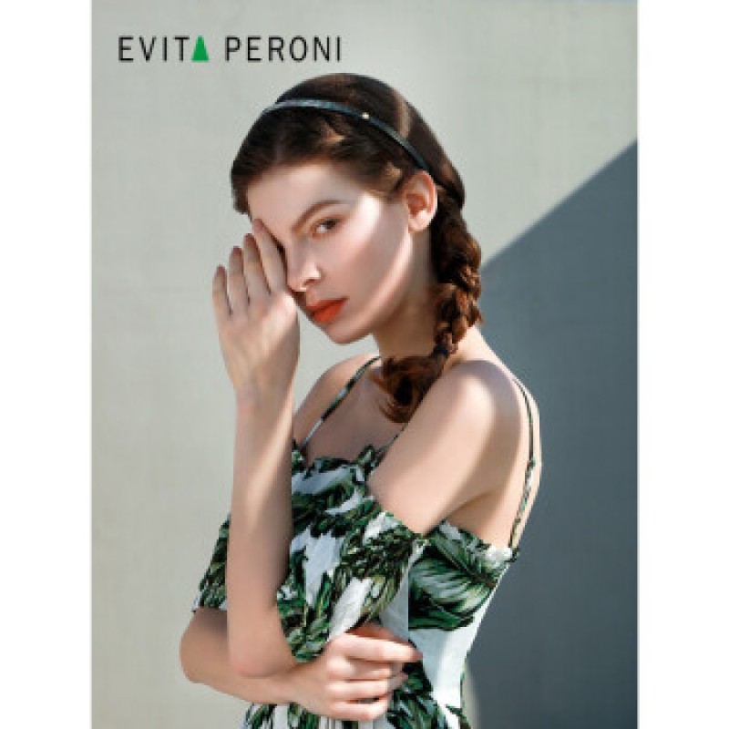 Evita Peroni 레트로 여성용 심플 머리띠 헤어 액세서리