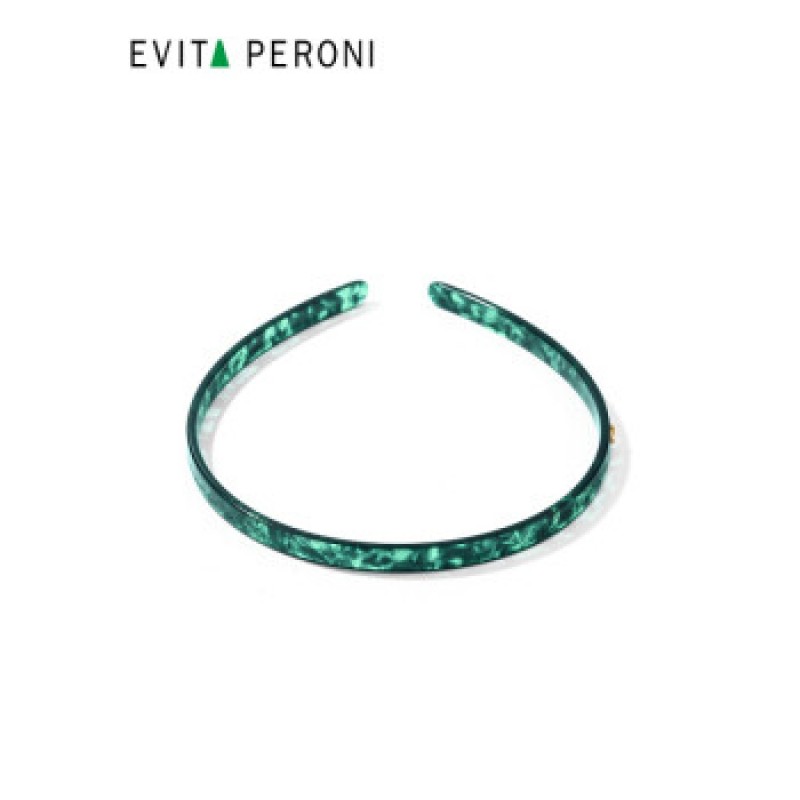 Evita Peroni 레트로 여성용 심플 머리띠 헤어 액세서리