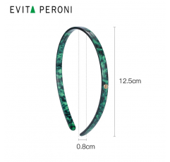 Evita Peroni 레트로 여성용 심플 머리띠 헤어 액세서리