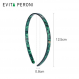 Evita Peroni 레트로 여성용 심플 머리띠 헤어 액세서리