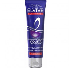 Lá € ™ Oréal Paris Elvive 컬러 비브 바이올렛 토닝 마스크, 하이라이트 금발 머리 - 150ml