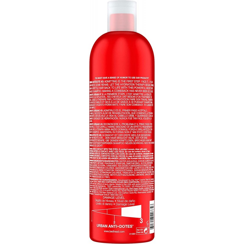 Tigi Bed Head – Urban Antidotes Resurrection, 손상 모발용 샴푸, 750ml