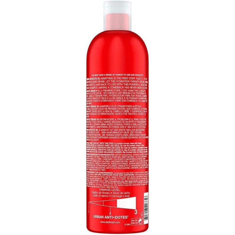 Tigi Bed Head – Urban Antidotes Resurrection, 손상 모발용 샴푸, 750ml