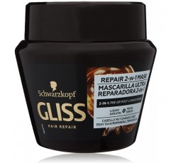 Schwarzkopf Gliss 매우 손상된 모발용 리페어 마스크 2 in 1, 300ml