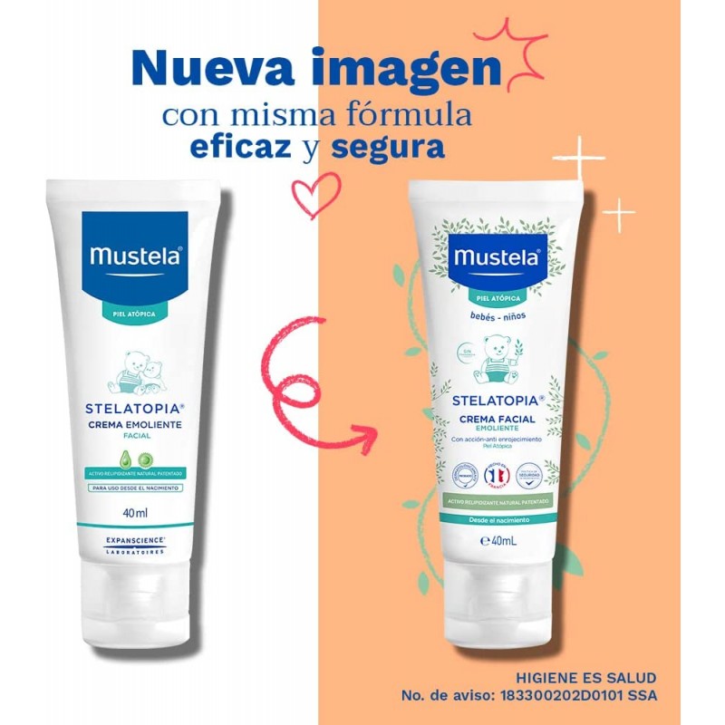 Mustela 스텔라토피아 페이셜 에몰리언트 크림 40ml