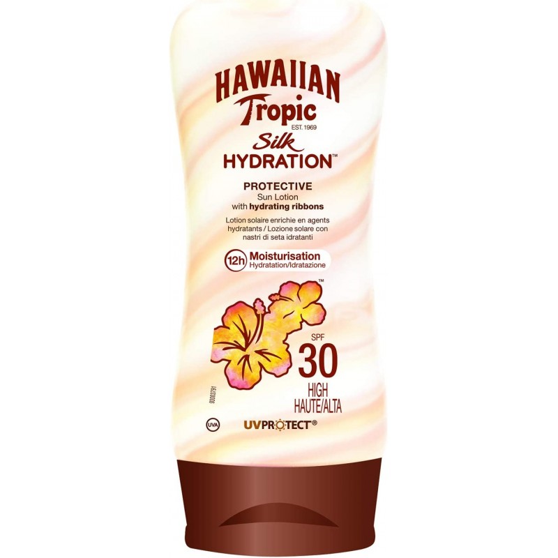 Hawaiian Tropic Silk Hydration Protective - 모이스춰라이징 높은 프로텍션, SPF 30, 180ml