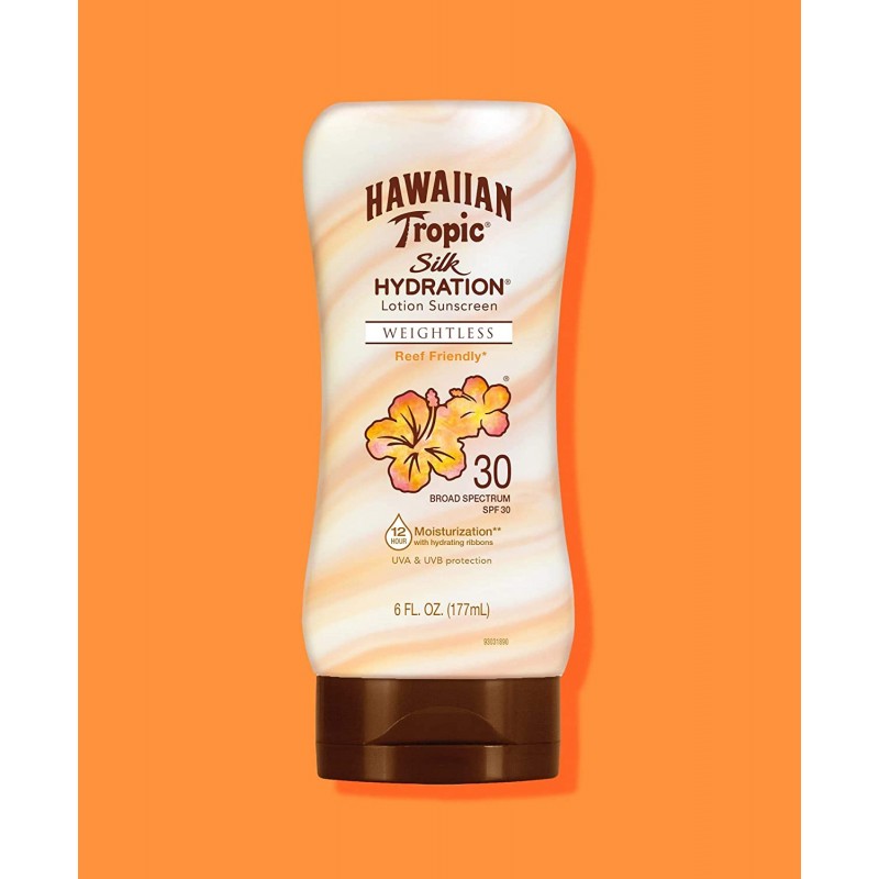 Hawaiian Tropic Silk Hydration Protective - 모이스춰라이징 높은 프로텍션, SPF 30, 180ml