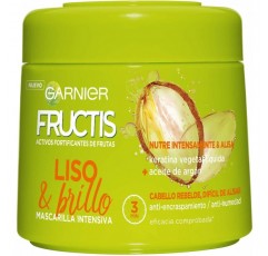 Garnier Fructis Smooth & Shine Fortifying Hair Mask 액체 식물성 케라틴 및 아르간 오일 함유 - 300ml