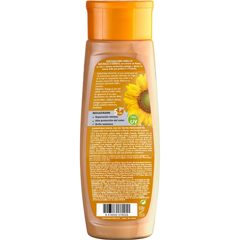 NATUR VITAL 블론드 헤어 컬러 헤어 마스크 캔 300ml