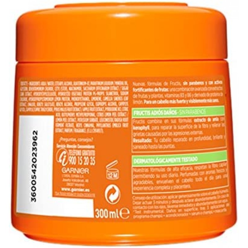 Garnier Fructis 리페어 마스크 포 손상 모발용 300ml