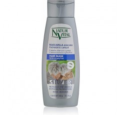 NaturVital Silver Mask 흰색 및 회색 머리카락 여성스러운 향기 300ml