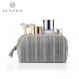 블란도(vlando) 휴대용 벨벳 메이크업 파우치 그레이 2종세트