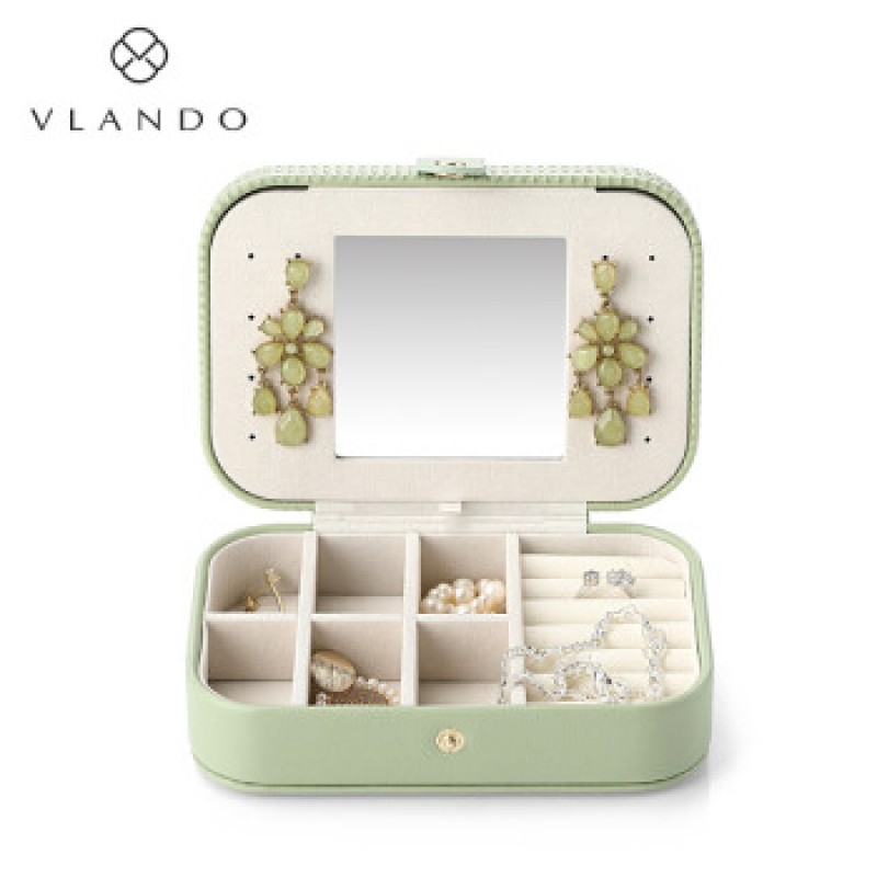 Vlando 여성 귀걸이 반지 팔찌 쥬얼리 보관함