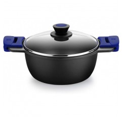 BRA Advanced Saucepan 20cm, 인덕션에 적합한 Non-Stick, 강화 PFOA가 포함된 주조 알루미늄, 긁힘 및 높은 내마모성