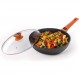 BERELA - ROCKMAG II Wok Pan, 28cm 뚜껑 및 분리형 손잡이 PFOA Free 독일 기술