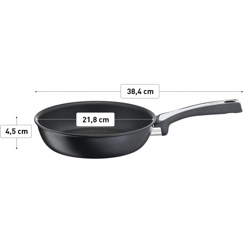 Tefal Unlimited On 프라이팬 20cm - 저항 코팅, 열 신호, 가스, 세라믹, 전기 및 인덕션에 적합