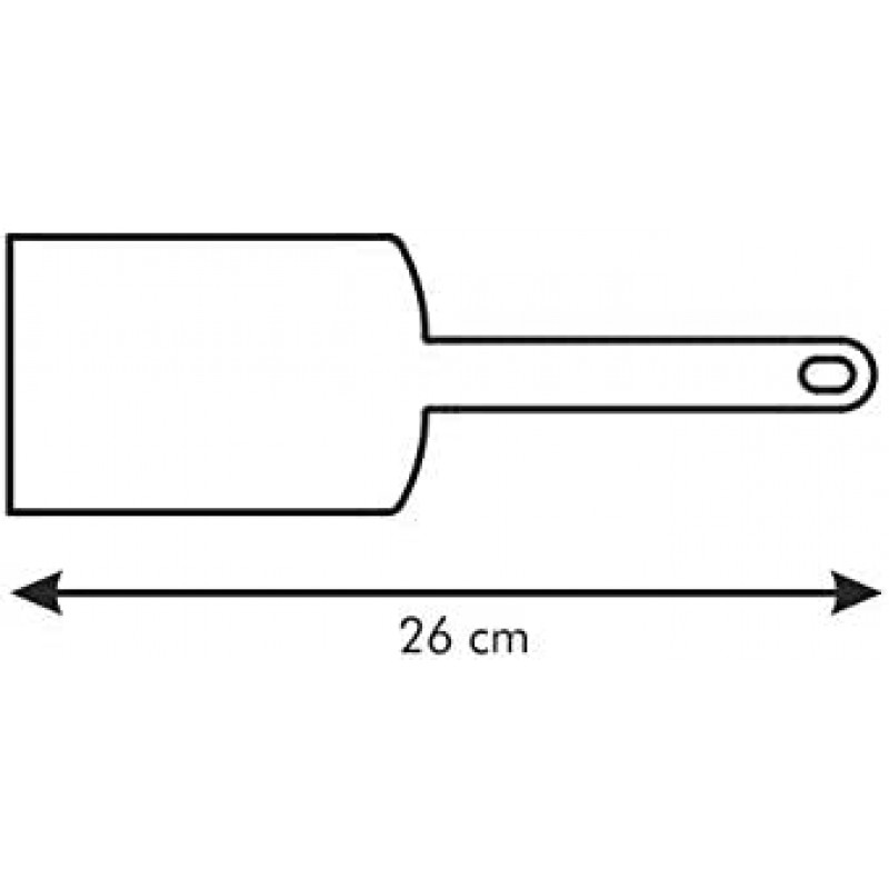 테스코마 라자냐용 실리콘 주걱, 28.3 x 8 x 3cm